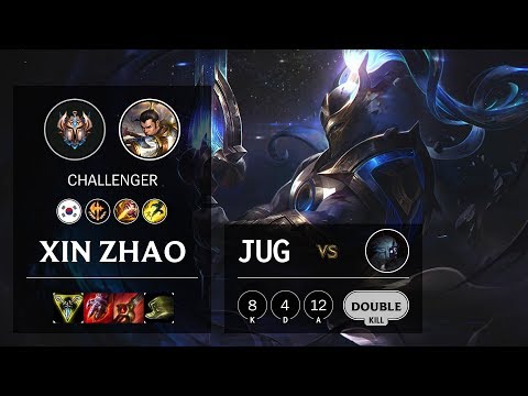 Xin Zhao Jungle vs Kindred - KR Challenger Patch 10.9