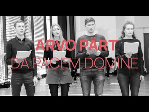 Arvo Pärt - Da pacem Domine