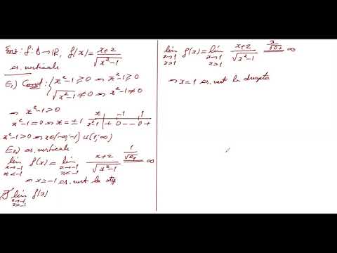 Asimptote verticale.