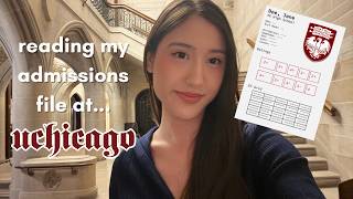 Reading my UChicago admissions file: college admission advice, what colleges look for