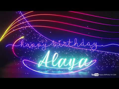 Alaya #birthday #special #video #Alaya #wish Alaya Happy birthday song Happy birthday Alaya