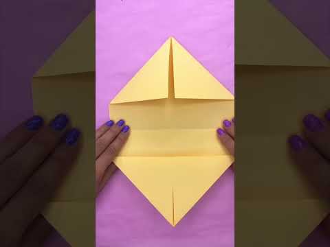 How to make EASY paper POPPER [origami banger, loud paper banger]