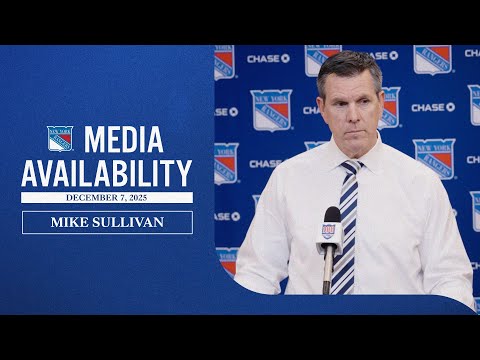 NYR vs VGK: Mike Sullivan Postgame Media Availability | Dec. 7, 2025