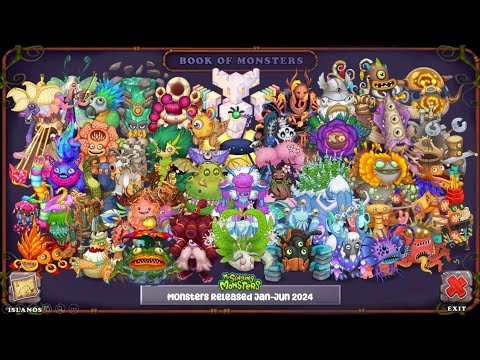 NEW MONSTERS Released JAN-JUN 2024 My Singing Monsters | Book of Monsters