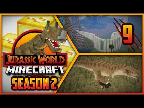 Minecraft Jurassic World S2 - Episode 9 - TYRANNOSAURUS REX!