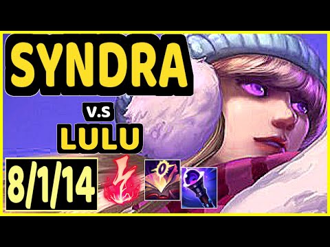 BACA (SYNDRA) vs LULU - 8/1/14 KDA MID CHALLENGER GAMEPLAY - EUW