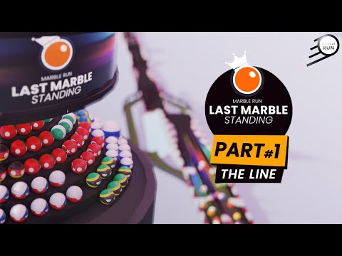 Marble Race - Last Marble Standing The Line - Part 1