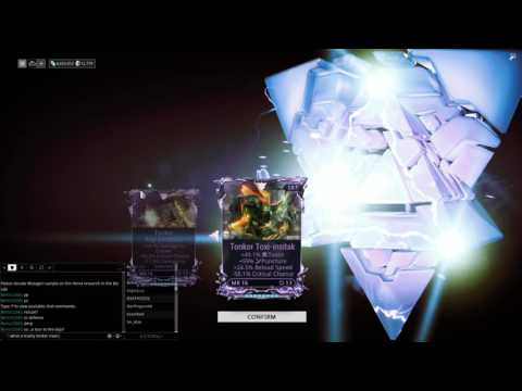 Warframe Trashy tonkor riven mod cycle nr13