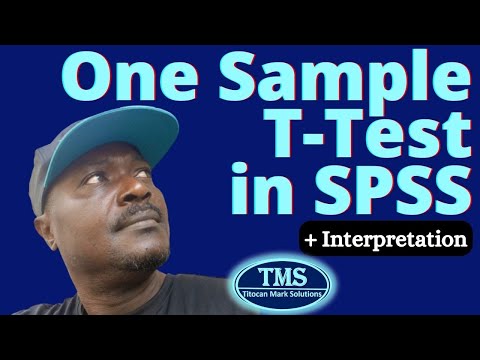 One Sample T-Test in SPSS and Interpretations