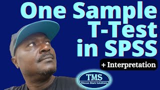 One Sample T-Test in SPSS and Interpretations