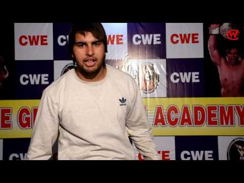 The Great Khali CWE superstar SAM SANDHU