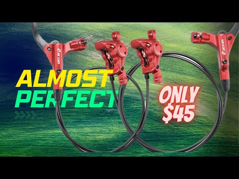 These budget Hydraulic MTB brakes were a big step up!