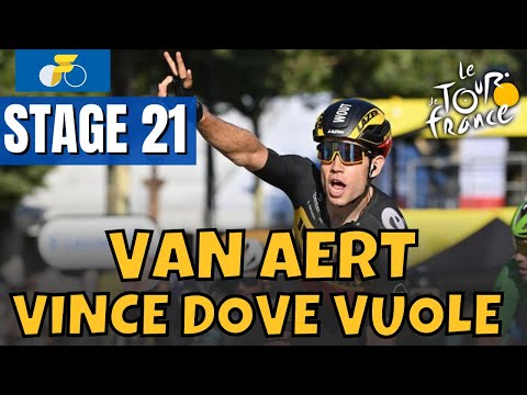 VAN AERT vince e POGACAR in GIALLO a Parigi con Riccardo Magrini | Best of Tour de France 2021