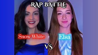 Snow White VS Elsa rap battle by ​⁠@WhitneyAvalon || collab with ​⁠@HollynnRagland