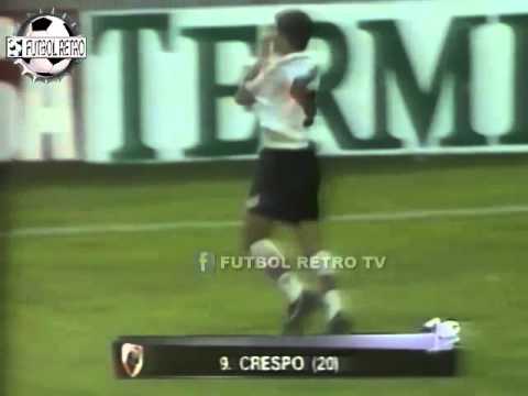 River Plate 4 vs Racing 2 CLAUSURA 1996 Crespo, Almeyda, Carrario