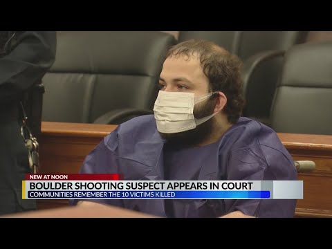 Colorado supermarket shooting suspect makes his 1st court appearance