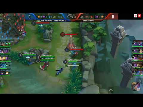 Tim esport Reza Octovian, We Against The World vs SFI Esport match 1, duel mantan Pro Player ASL