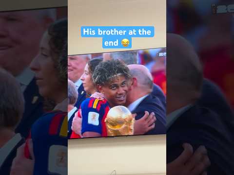 His brother at the end 😂 #worldcup #funny #lamineyamal