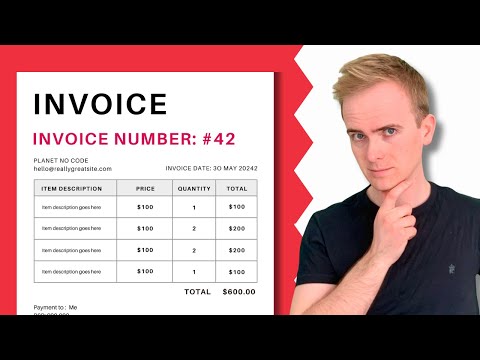 How to Generate an Invoice Number Automatically in Bubble.io [2024] thumbnail