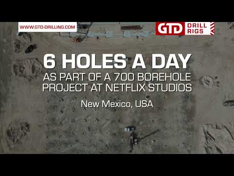 700 Geothermal Borehole project! - Netflix Studios, New Mexico