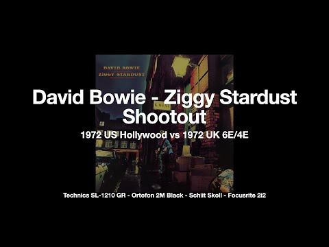 David Bowie Ziggy Stardust Vinyl Shootout