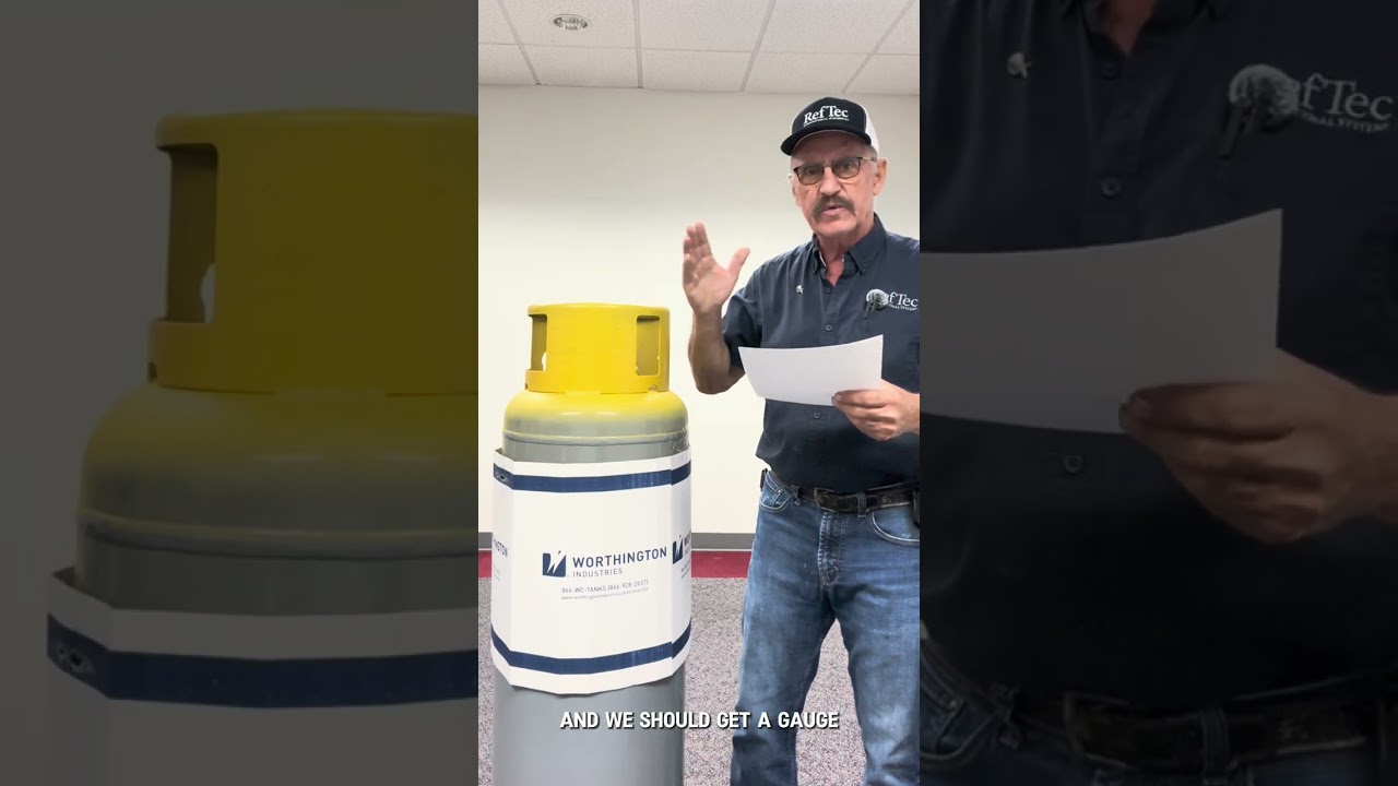RefTec Discussion On Pressures In Refrigerant Recovery Cylinders.