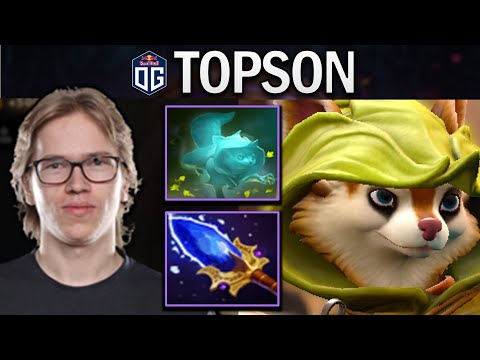 OG.TOPSON HOODWINK WITH AGHANIMS - DOTA 2 7.29 GAMEPLAY