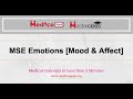NEETPG-TOpic-MSE Emotions Mood   Affect -Psychiatry