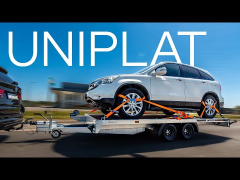 ZWEIACHSIGER ABSCHLEPPWAGEN 400X210 UNITRAILER UNIPLAT 4021 GESAMTGEWICHT 2700 KG