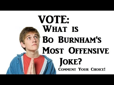 VOTE: What is the Most Offensive Bo Burnham Joke?