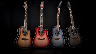 ALT30FM Altstar Acoustic/Electric Guitar - Blue Doom Burst High Gloss