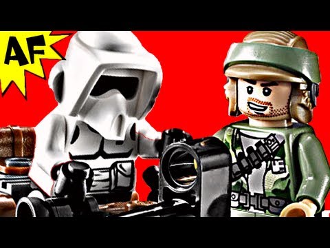 Vidéo LEGO Star Wars 9489 : Les rebelles d'Endor et soldat impérial 