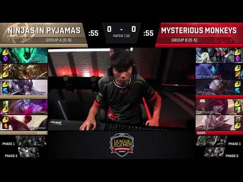 Ninjas In Pyjamas vs Mysterious Monkeys (Highlights Game 1 Week 5) EU LCS Summer 2017
