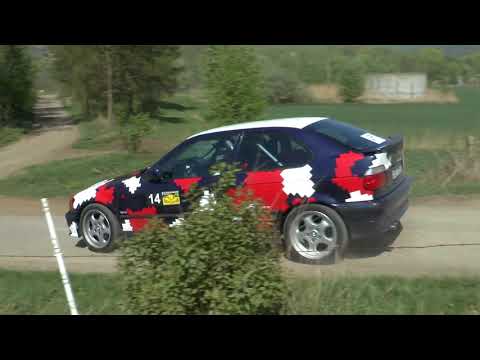 1 Łodygowicki RallySprint 2018 Paweł Rączka Michał Kołotyło BMW E36