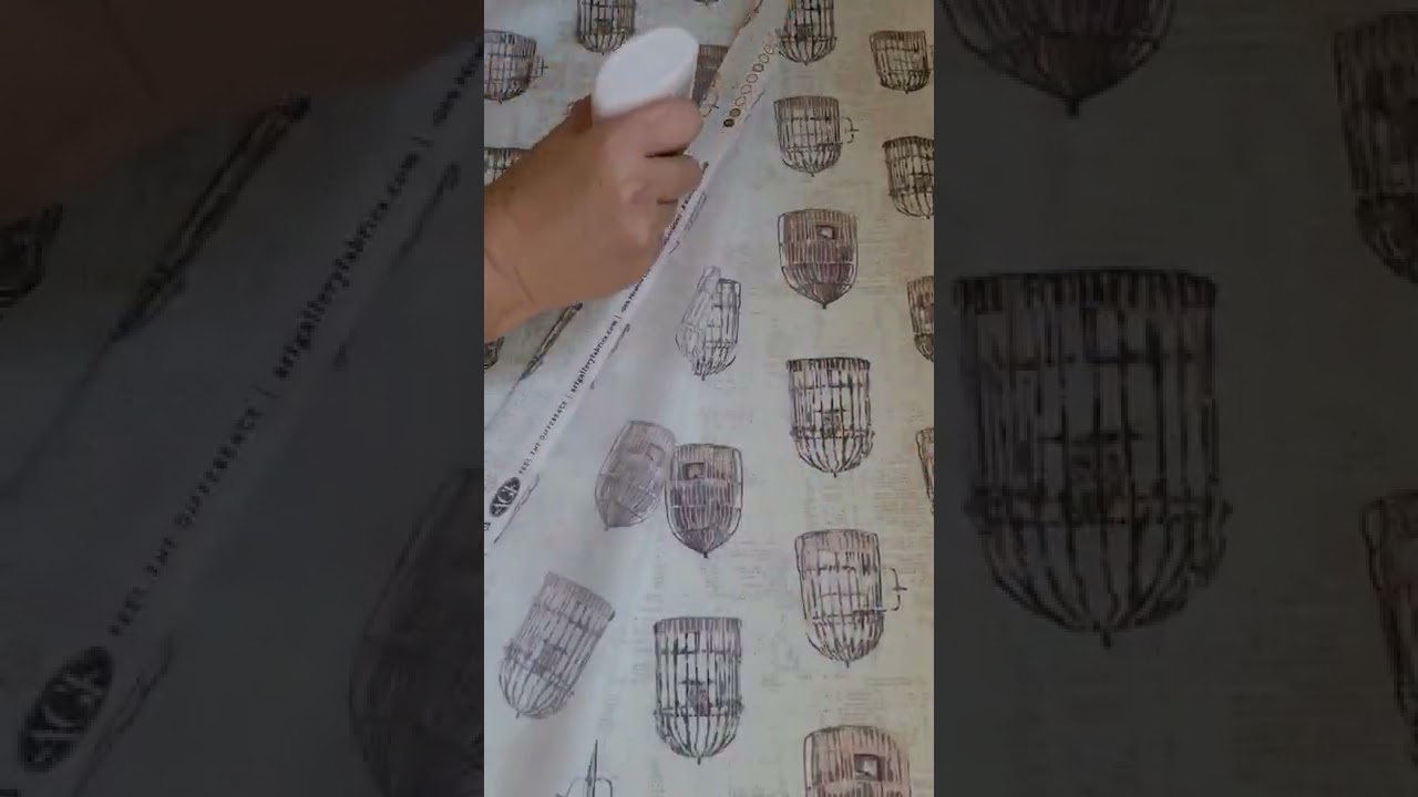 How to pattern-match a seam for backing fabric