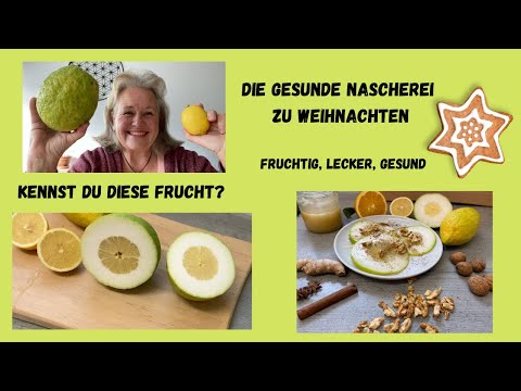 Cedro, Zitronatzitrone, Cedrat, Zedrat,Zedernfrucht - von Detox bis Weihnachten