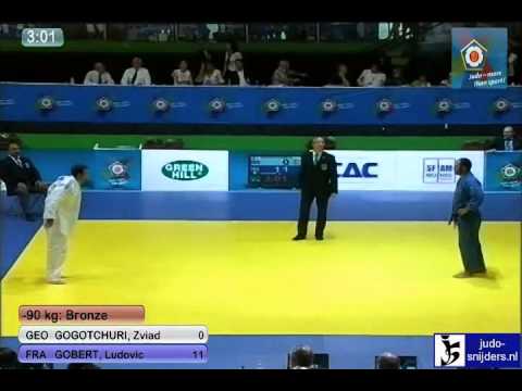 Zviad Gogotchuri (GEO) - Ludovic Gobert (FRA) [-90kg] bronze