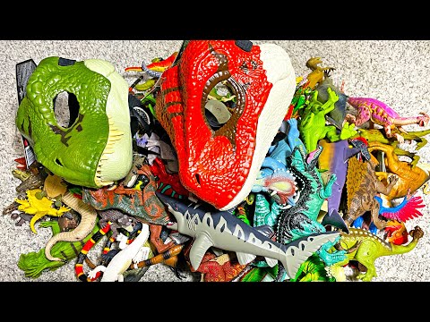 Reptiles vs Dinosaurs - Tyrannosaurus Rex, Spinosaurus, Velociraptor, Crocodile, Ankylosaurus