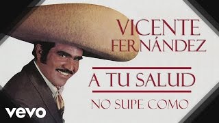 Vicente Fernández - No Supe Cómo - Cover Audio