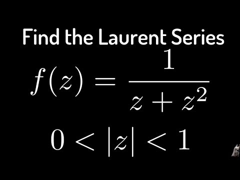 Laurent-Reihe von f(z) = 1/(z + z^2) in der punktierten Einheitsscheibe