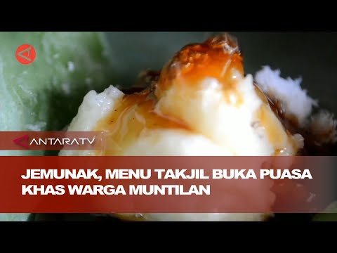 Jemunak, menu takjil buka puasa khas warga Muntilan