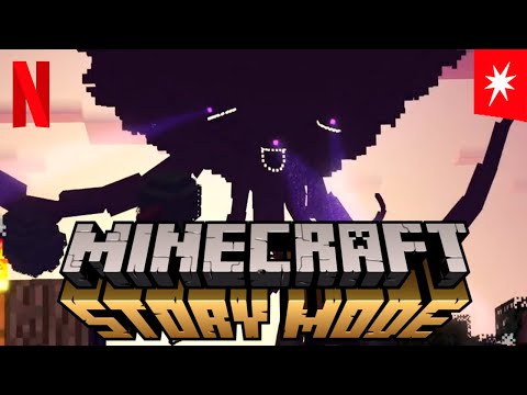 Minecraft Story Mode: All Wither Storm Moments in 4K HDR 60FPS (English & Spanish) - Netflix Edition