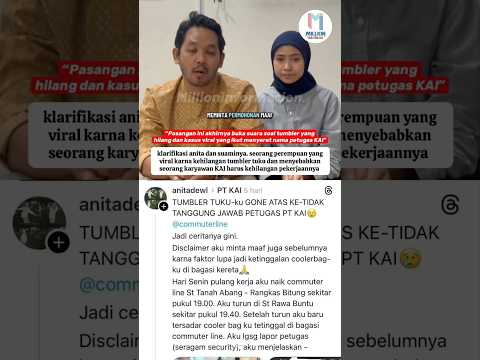😱HEBOH BANGET! Klarifikasi Kasus Tumbler Viral & Petugas KAI 🤯 #tumbler #kai #beritaviral #fyp