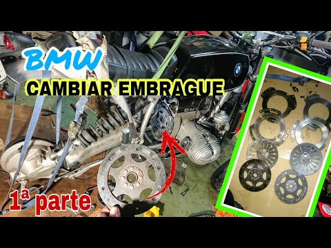 CAMBIAR KIT EMBRAGUE BMW R100GS 🛠️DESMONTAR 1ª Parte