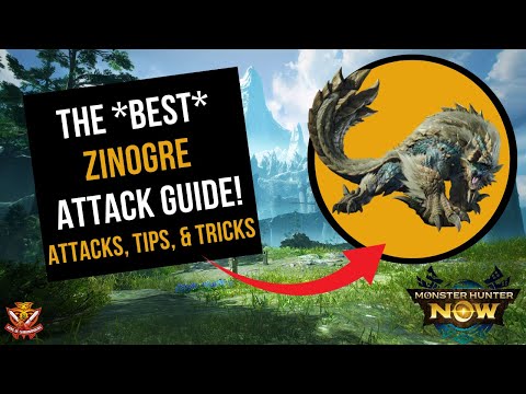 The BEST ZINOGRE GUIDE! All Attacks, Tips and Tricks! l Monster Hunter Now