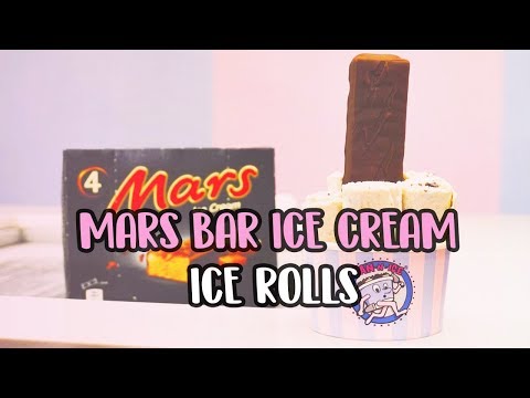 MARS BAR ICE CREAM ICE ROLLS?! - HOW IT'S MADE | PAN N ICE