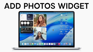macOS Tahoe 26: How to Add Custom Photo Widget on Mac Desktop
