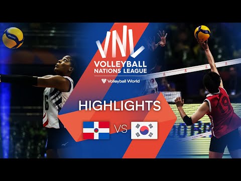 🇩🇴 DOM vs. 🇰🇷 KOR - Highlights Week 2 | Women's VNL 2022