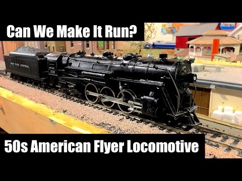 Can We Make This 1950s American Flyer Steam Loco Run?