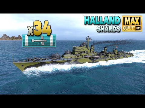 Destroyer Halland: 94 knots torpedo terror - World of Warships